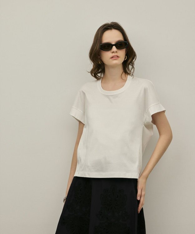 GRACE CONTINENTAL ルーズカットTシャツ ホワイト