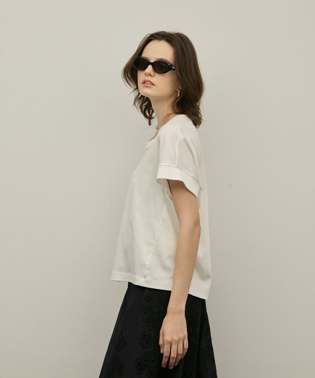 GRACE CONTINENTAL ルーズカットTシャツ ホワイト