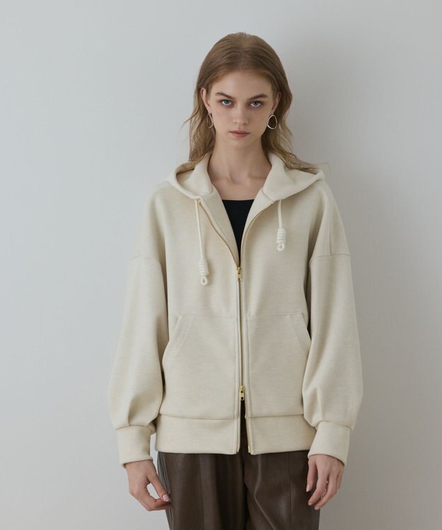 GRACE CONTINENTAL ルーズパーカー ホワイト