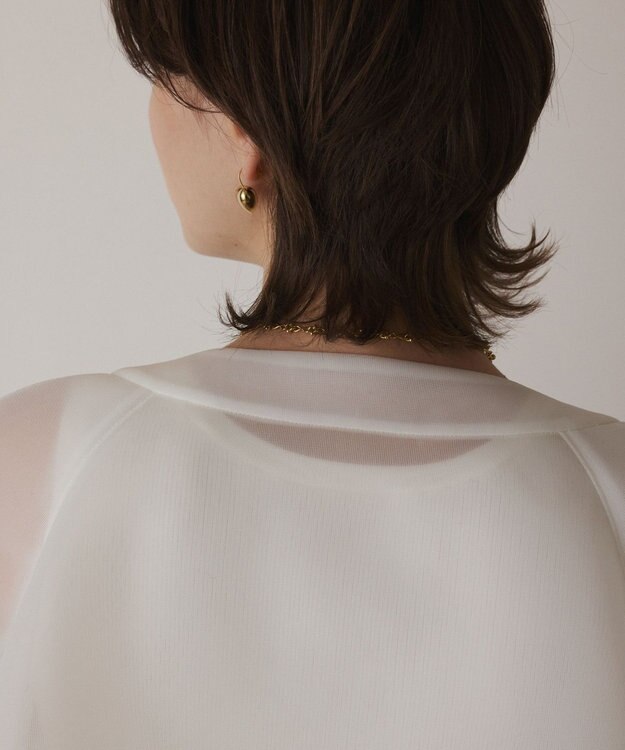 GRACE CONTINENTAL シアーダンボールブルゾン ホワイト