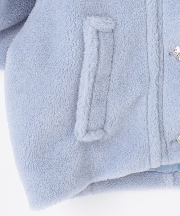 GRACE CONTINENTAL ボアジャケット ブルー