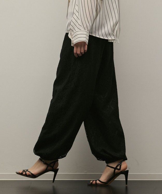 GRACE CONTINENTAL レースバルーンパンツ ブラック