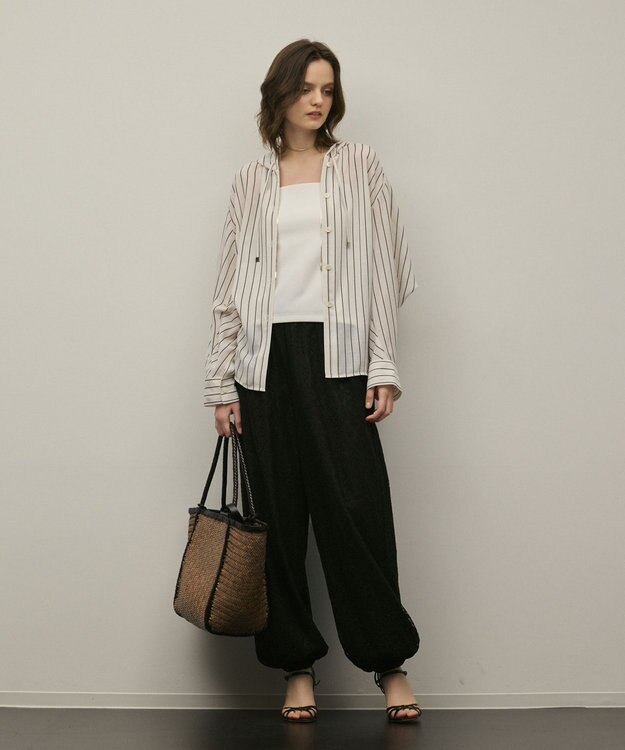 GRACE CONTINENTAL レースバルーンパンツ ブラック