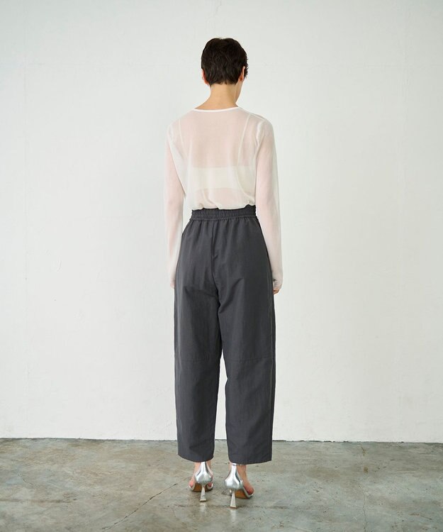 GRACE CONTINENTAL ライトイージーパンツ グレー