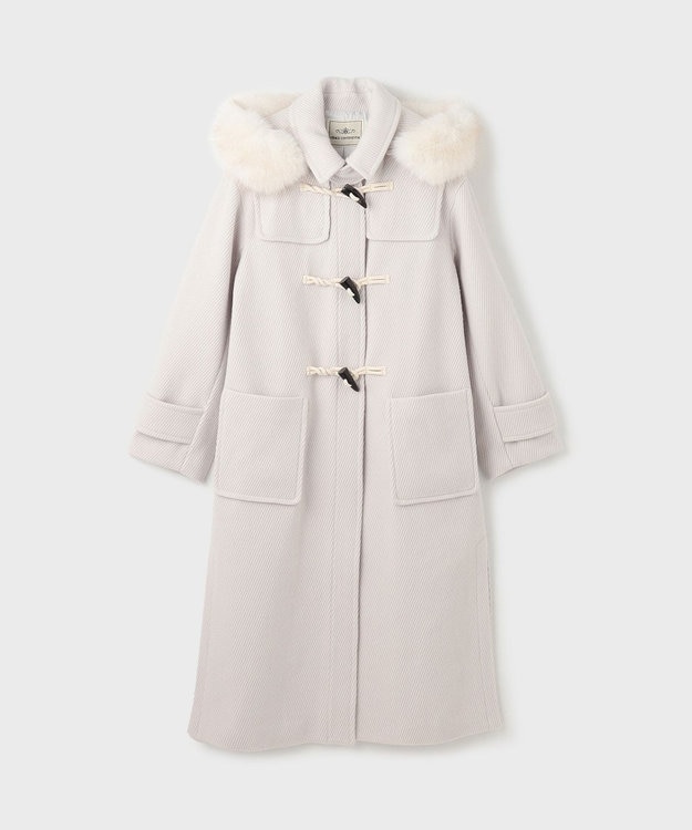 GRACE CONTINENTAL ウールカルゼダッフルコート キナリ