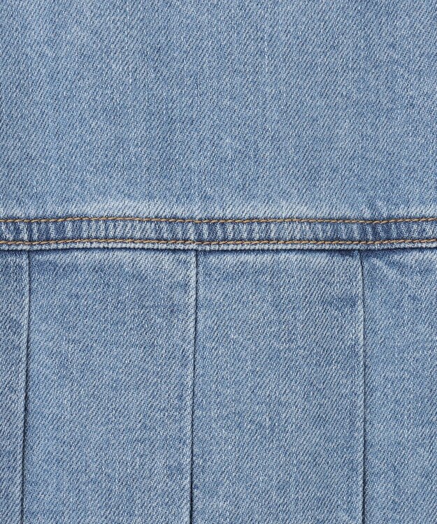 GRACE CONTINENTAL バックタックデニムシャツ インディゴ