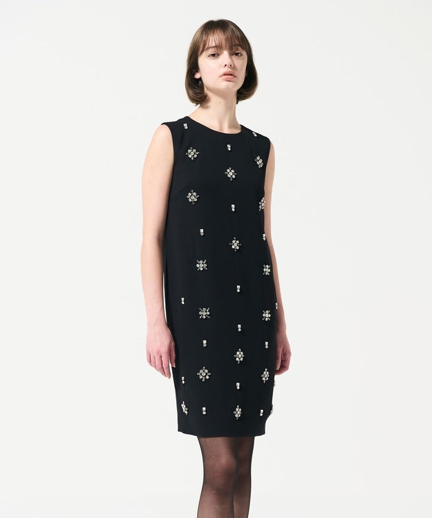 GRACE CONTINENTAL - 美品♡グレースコンチネンタル♡ビジュー ビジュー刺繍ドレス / GRACE CONTINENTAL | GRACE CONTINENTAL