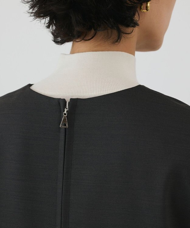 GRACE CONTINENTAL ストレートジャンパースカート チャコール