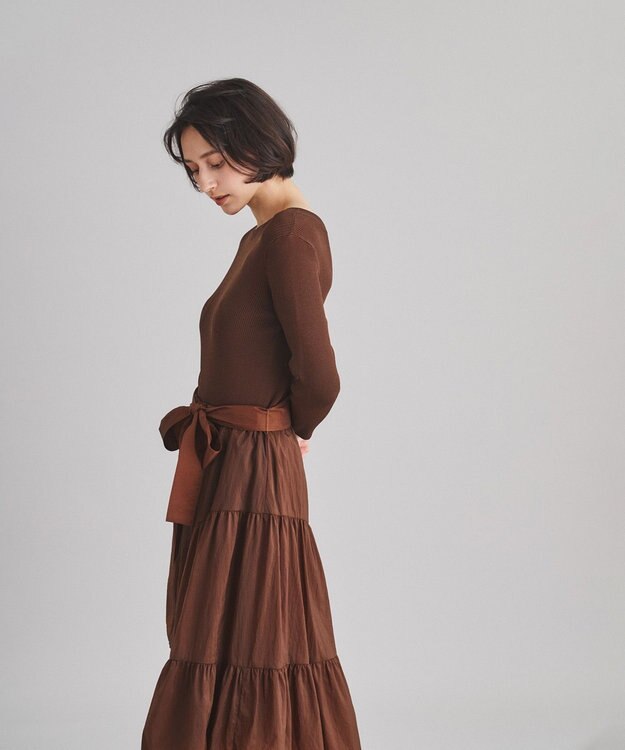 【新品未使用】グレースコンチネンタル ダイアグラム バックパールニットワンピース 新品未使用】グレースコンチネンタル ダイアグラム バックパール