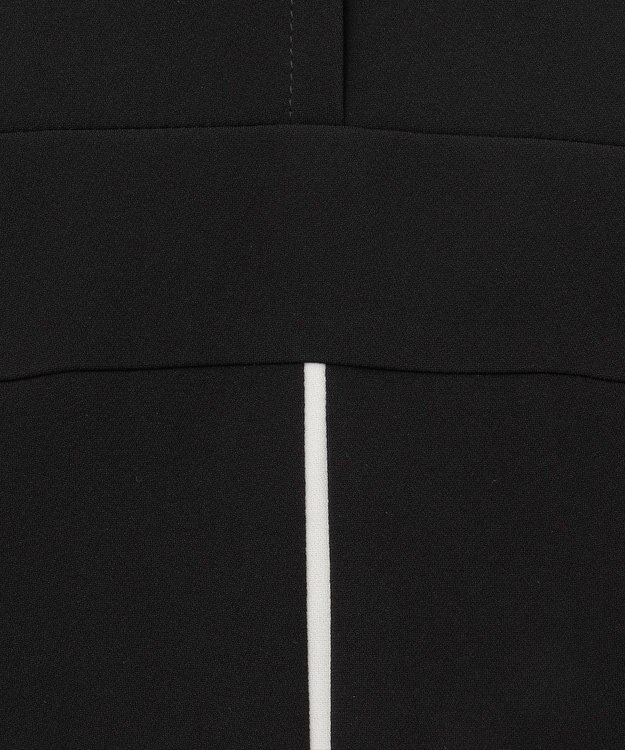 GRACE CONTINENTAL バイカラーラインドレス ブラック