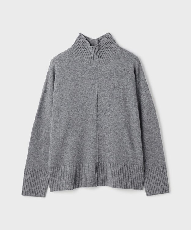 GRACE CONTINENTAL ウールオーバーニットトップ グレー