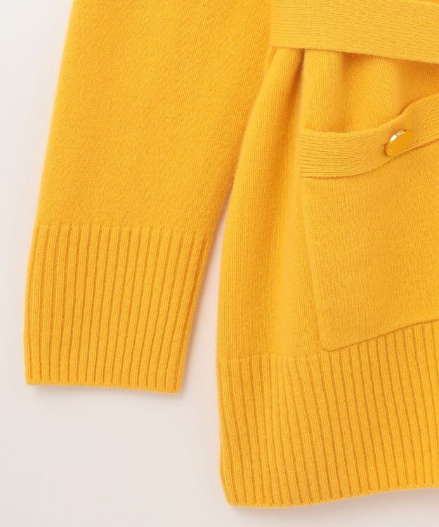 GRACE CONTINENTAL メリノウールニットカーディガン イエロー