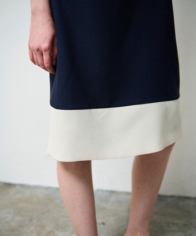 GRACE CONTINENTAL ビジューエンブレムワンピース ネイビー