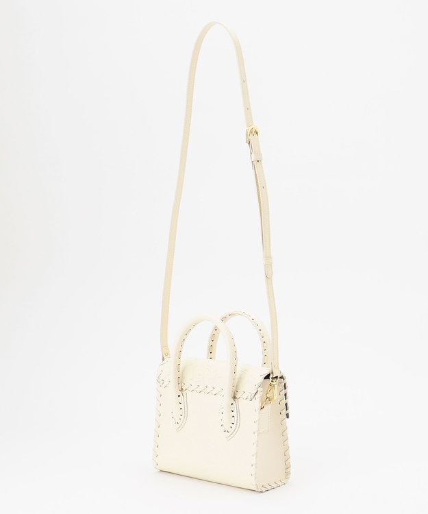 GRACE CONTINENTAL Mini RS Handbag ホワイト