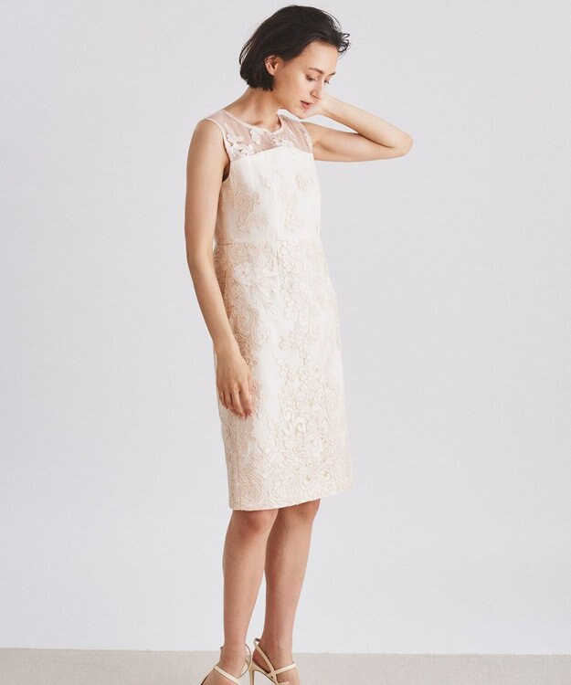 GRACE CONTINENTAL 【オンライン限定ドレス】Eve ベージュ