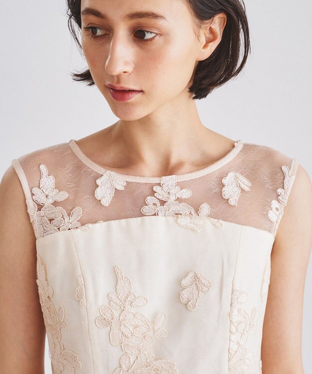 GRACE CONTINENTAL 【オンライン限定ドレス】Eve ベージュ