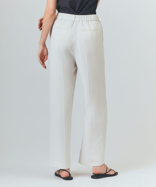 GRACE CONTINENTAL トリアセワイドイージーパンツ ホワイト