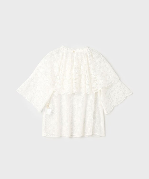 GRACE CONTINENTAL レースケープブラウス キナリ