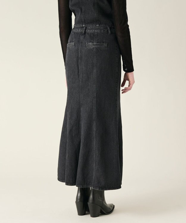 GRACE CONTINENTAL マーメイドデニムスカート ブラック