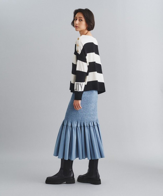 ワイドボーダーニットトップ / GRACE CONTINENTAL | GRACE ワイドボーダーニットトップ / GRACE CONTINENTAL | GRACE
