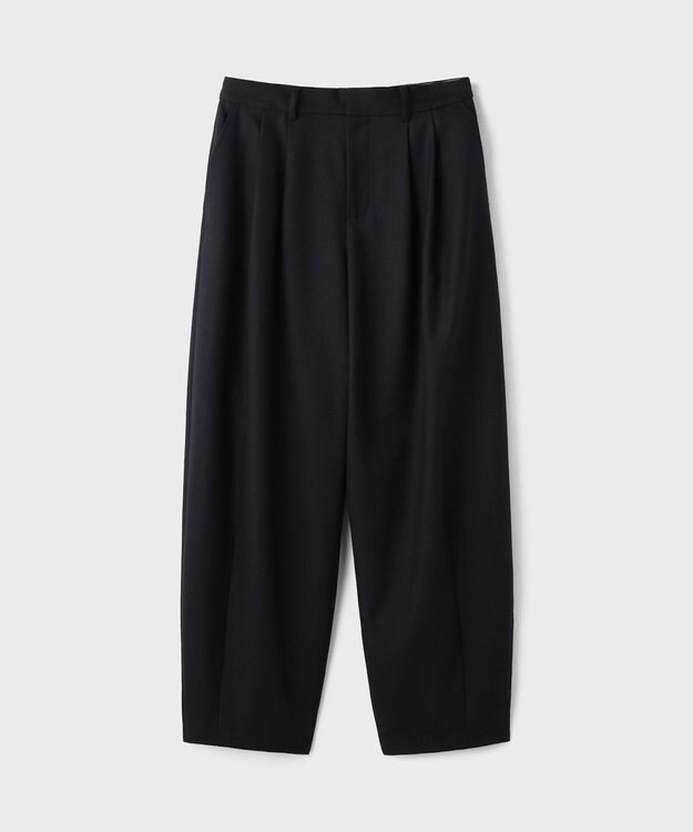 GRACE CONTINENTAL ウールワイドレッグパンツ ブラック