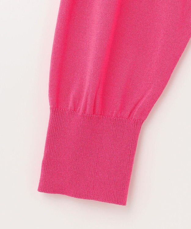 GRACE CONTINENTAL ショートルーズニットカーディガン ピンク