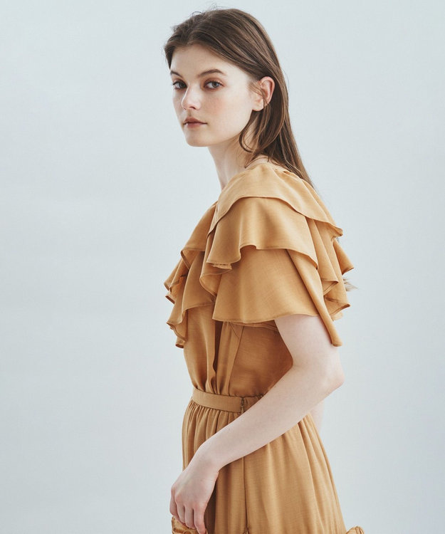 シアーフリルカラーブラウス / GRACE CONTINENTAL | GRACE