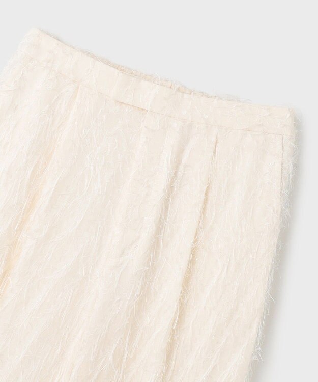 GRACE CONTINENTAL フリンジワンタックパンツ キナリ