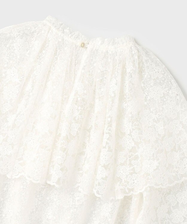 GRACE CONTINENTAL レースケープブラウス キナリ