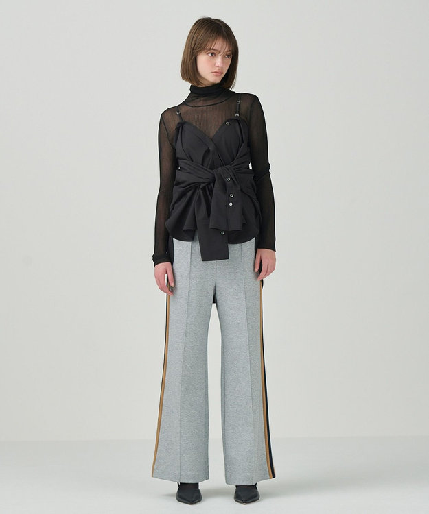 GRACE CONTINENTAL 2WAYシャツブラウス ブラック