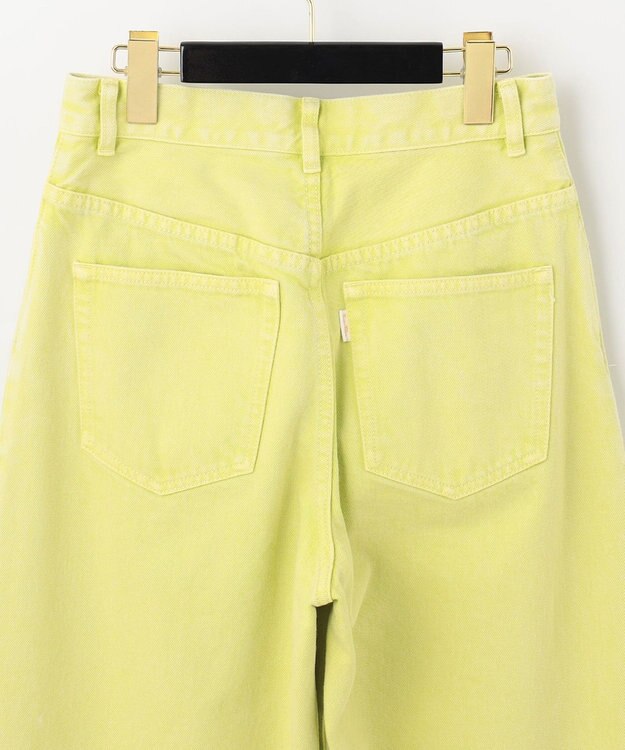 GRACE CONTINENTAL ワイドコクーンデニムパンツ イエロー