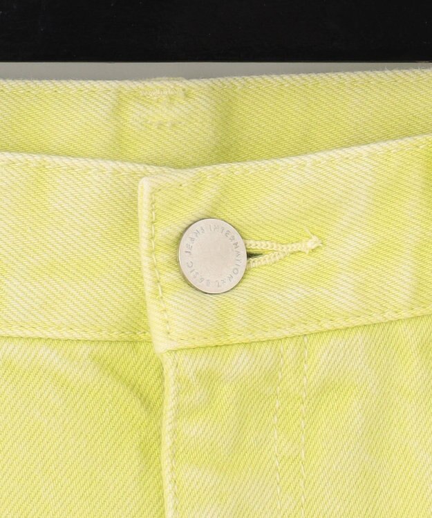 GRACE CONTINENTAL ワイドコクーンデニムパンツ イエロー