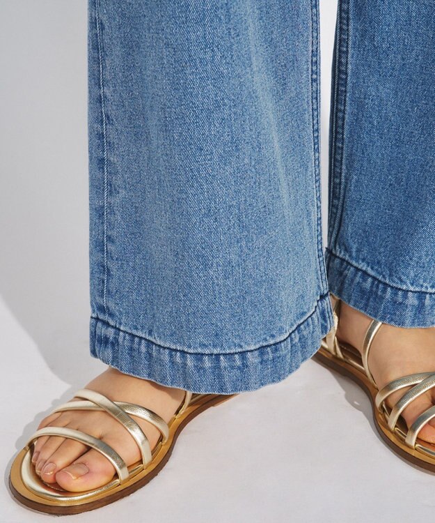 GRACE CONTINENTAL ワイドデニムパンツ インディゴ