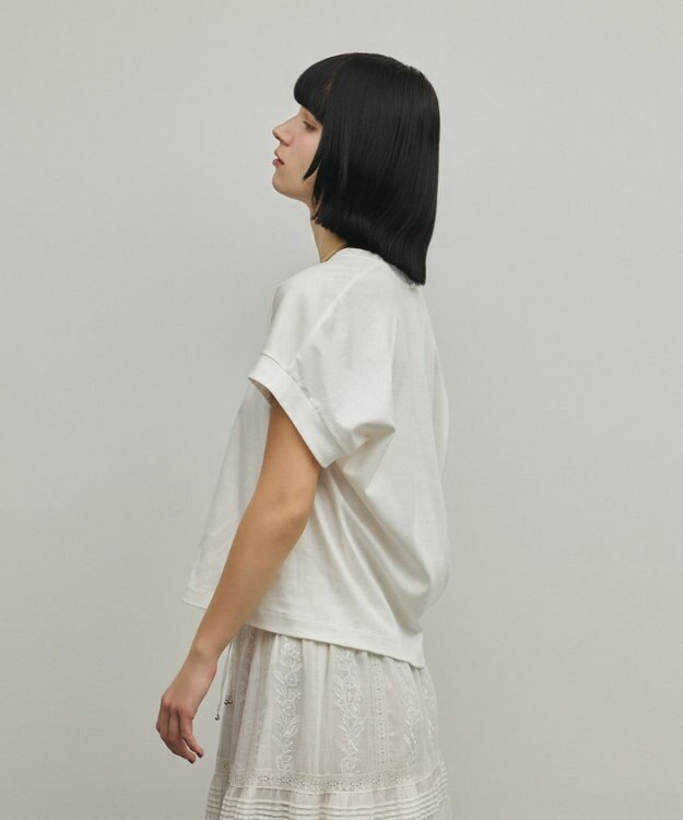 GRACE CONTINENTAL ルーズカットTシャツ ホワイト