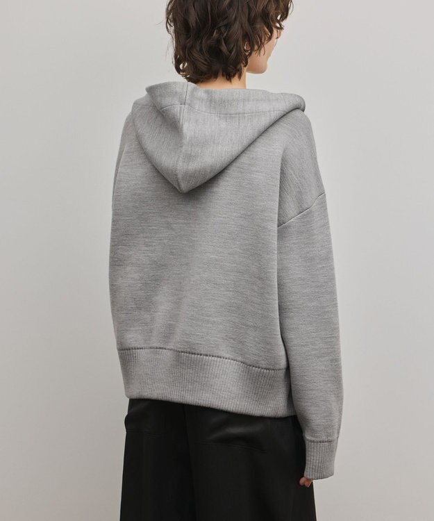 GRACE CONTINENTAL フォルムニットパーカー グレー