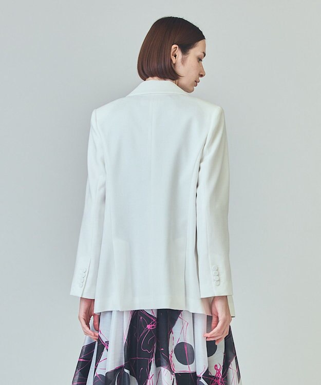 GRACE CONTINENTAL サイドベンツジャケット ホワイト