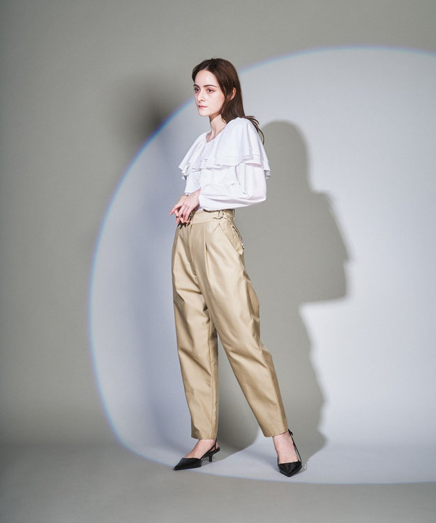 GUCCI ワイドチノパンツ ヘビーツイル ワイドストレート ダブルインタック グルカ