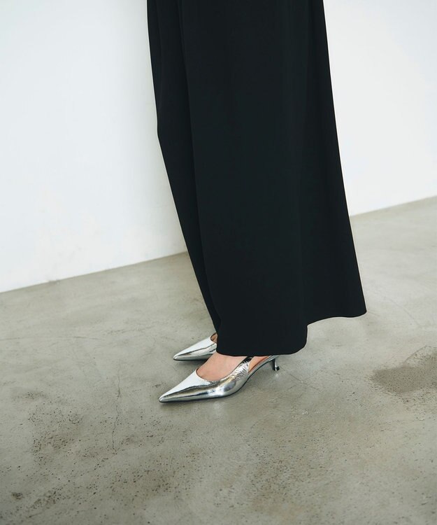 GRACE CONTINENTAL トリアセタックサロペット ブラック