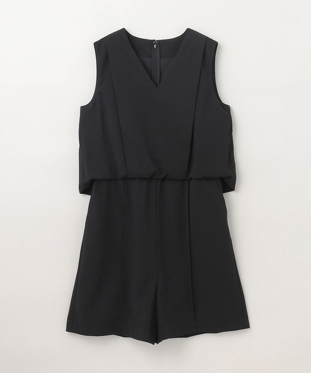 GRACE CONTINENTAL ショートサロペット ブラック