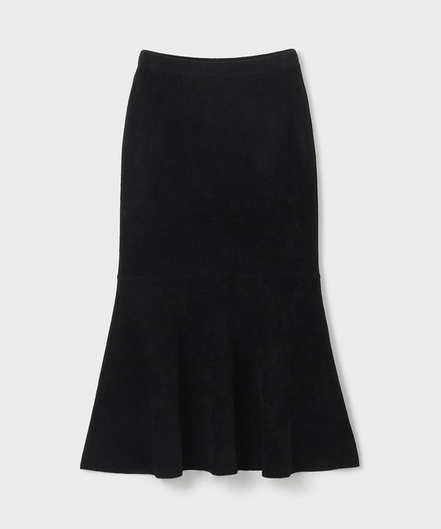GRACE CONTINENTAL モールニットスカート ブラック