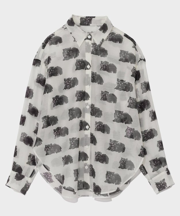 GRACE CONTINENTAL シアーCatブラウス キナリ