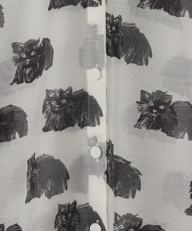 GRACE CONTINENTAL シアーCatブラウス キナリ