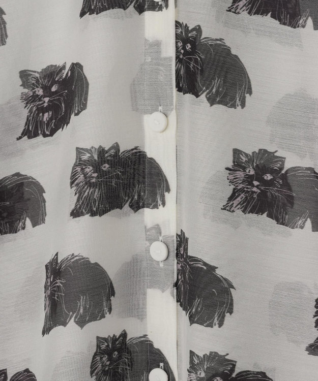 GRACE CONTINENTAL シアーCatブラウス キナリ