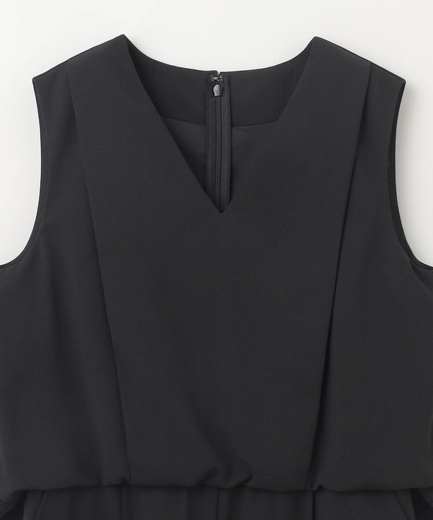 GRACE CONTINENTAL ショートサロペット ブラック