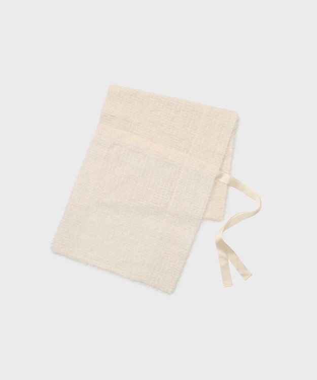 GRACE CONTINENTAL フェザーチュールストール ホワイト