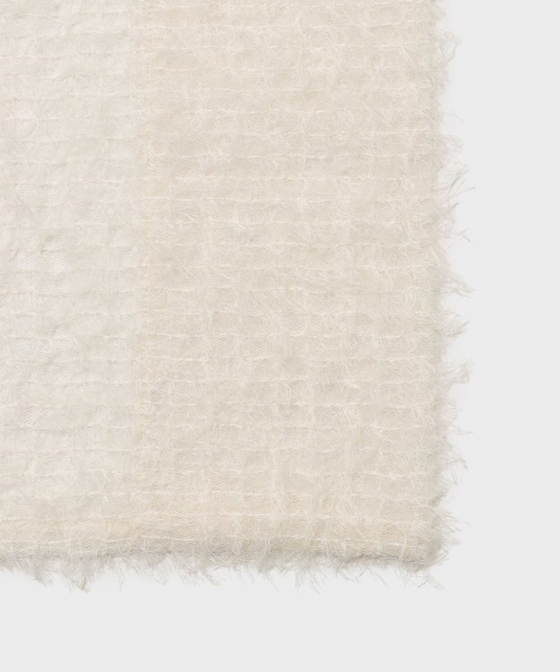 GRACE CONTINENTAL フェザーチュールストール ホワイト