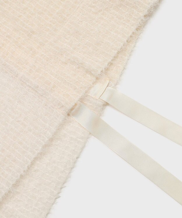 GRACE CONTINENTAL フェザーチュールストール ホワイト