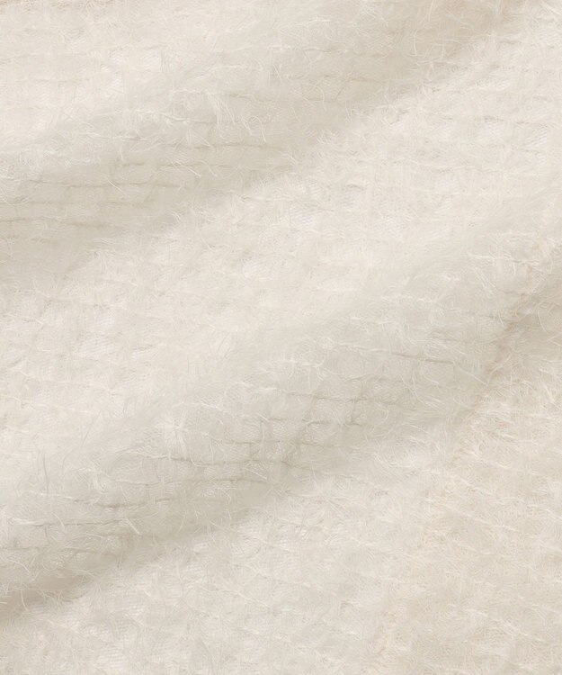 GRACE CONTINENTAL フェザーチュールストール ホワイト