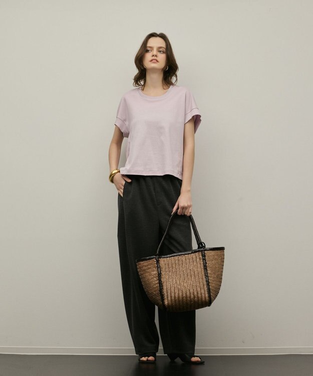 GRACE CONTINENTAL ルーズカットTシャツ ピンク