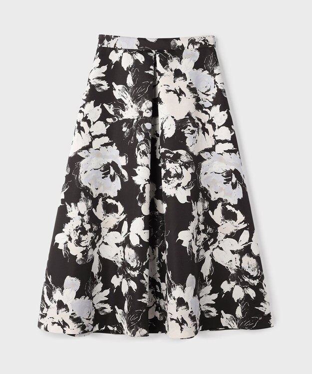 GRACE CONTINENTAL ボタニカルセパレートドレス ブラック